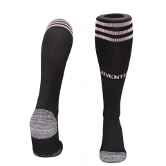 26-27 Juventus Away Black  Soccer Socks