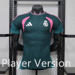 26-27 Player Version Real Madrid Green Soccer Training Jersey-888