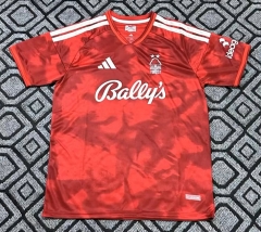 (S-4XL)26-27 Nottingham Forest Home Red (With Ads) Thailand Soccer Jersey AAA-2315