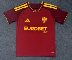 (S-4XL)26-27 Roma Home Red Thailand Soccer Jersey AAA-7209