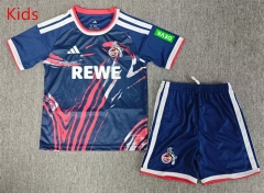 26-27 FC KöIn Away Royal Kids/Youth Soccer Uniform-6850