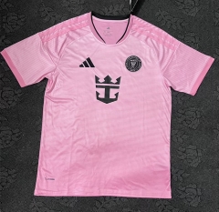 (S-4XL) 26-27 Inter Miami FC Home Pink Thailand Soccer Jersey-7035