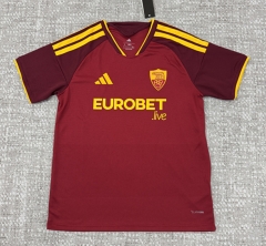 (S-4XL)26-27 Roma Home Red Thailand Soccer Jersey AAA-4506
