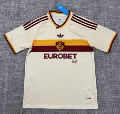 (S-4XL)26-27 Roma Beige Thailand Soccer Jersey AAA-4506 (S-4XL)26-27 Roma Beige Thailand Soccer Jersey AAA-4506