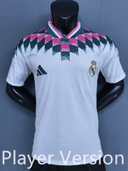 (S-3XL) Player Retro Version 26-27 Real Madrid WhiteThailand Soccer Jersey-9926