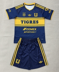 26-27 Tigres UANL Away Blue Kid/Youth Soccer Uniform-AY