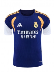 26-27 Real Madrid Royal Blue Thailand Training Soccer Uniform-418