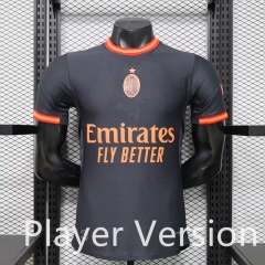Player Version 26-27 AC Milan 2nd Away Black Thailand Soccer Jersey AAA-888 Player Version 26-27 AC Milan 2nd Away Black Thailand Soccer Jersey AAA-888