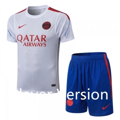 (S-3XL)Player Version 26-27 PSG White Thailand Training Soccer Uniform-9926 (S-3XL)Player Version 26-27 PSG White Thailand Training Soccer Uniform-9926