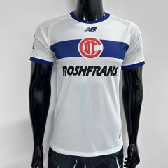 (S-4XL)  26-27 Deportivo Toluca FC Away White Thailand Soccer Jersey AAA-4523