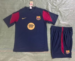 26-27 Barcelona Royal Blue Thailand Soccer Tracksuit-4627