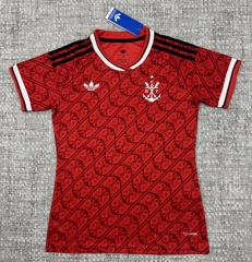 26-27 Flamengo 2nd Away Black Women Thailand Soccer Jersey AAA-6723