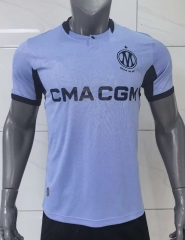 26-27 Olympique de Marseille 2nd Away Blue Thailand Sccer Jersey AAA-9809