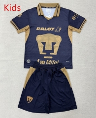 26-27 PA UNAM Home Royal Blue Kids/Youth Soccer Uniform-AY