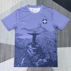 26-27 Special Edition Brazil Light Purple Thailand Soccer Jersey AAA-4927