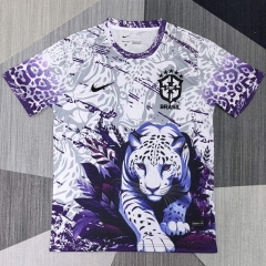 26-27 Special Edition Brazil White&Purple Thailand Soccer Jersey AAA-4927