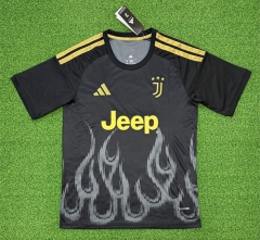 (S-4XL) 26-27 Juventus 2nd Away Black Thailand Soccer Jersey AAA-403