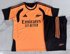 26-27 Arsenal Orange Thailand Soccer Tracksuit-815