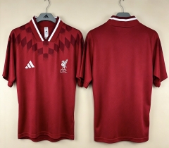 Retro Casual Version Liverpool Red Thailand Soccer Jersey AAA-9171