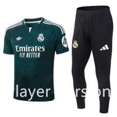(S-3XL)26-27 Retro Player Version Real Madrid Away Green (Long Pant) Thailand Soccer Uniform-9926