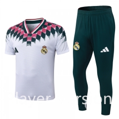 (S-3XL)26-27 Retro Player Version Real Madrid White (Long Pant) Thailand Soccer Uniform-9926