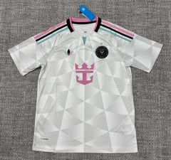 (S-4XL) 26-27 Inter Miami FC 2nd Away White (With Star) Thailand Soccer Jersey-4506