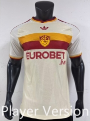 Player Version 26-27 Roma Away Beige Thailand Soccer Jersey AAA-0871