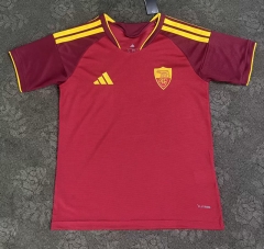 (S-4XL)26-27 Roma Home Red (No Ads) Thailand Soccer Jersey AAA-2483