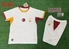26-27 Galatasaray SK Away White Kids/Youth Soccer Uniform-7309