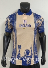 Player Version 26-27 England Blue&Yellow Thailand Soccer Jersey AAA-4691