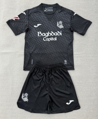 26-27 Real Sociedad Away Black Soccer Uniform-AY