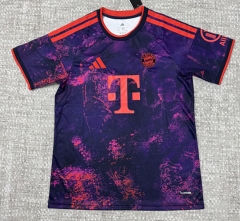 (S-4XL) 26-27 Bayern München 2nd Away Purple Thailand Soccer Jersey AAA-4506