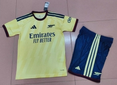 26-27 Arsenal 2nd Away Yellow Soccer Uniform-6916