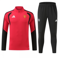 26-27 Manchester United Red Thailand Soccer Tracksuit-GDP