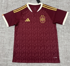(S-4XL)26-27 Special Version Spain Black Thailand Soccer Jersey-4506