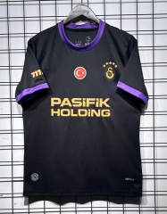 (S-4XL) 26-27 Galatasaray SK 2nd Away Black Thailand Soccer Jersey AAA-6032