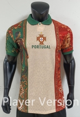 26-27Player Special Version Portugal Away Khaki Thailand Soccer Jersey AAA-0871